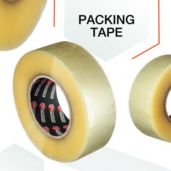 Клейка стрічка Polax скотч пакувальний прозорий 300 м x 45 мм (101-053)