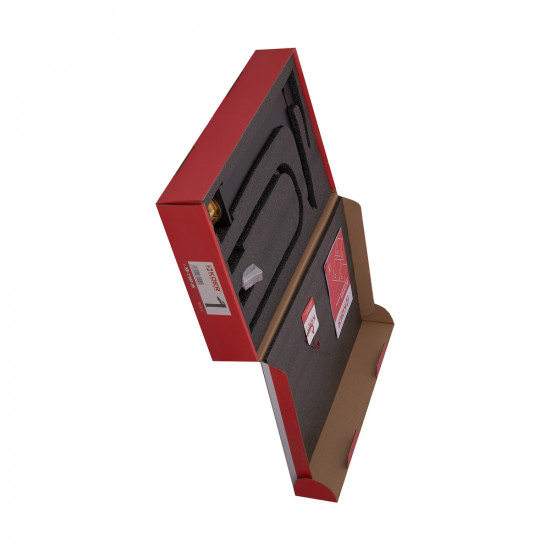 Змішувач для умивальника Koer KB-11007-05 високий (Колір чорний) (KR3441)