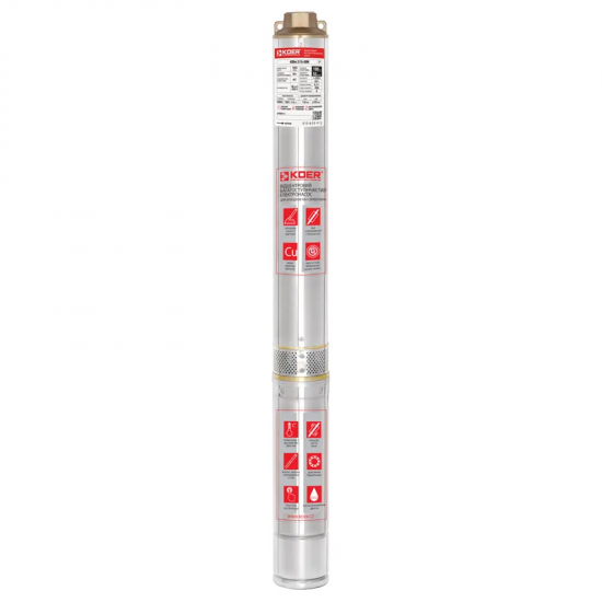 Насос свердловин. центробіж. Koer 4SDM 2/15 + 50M + пульт (KP2636)
