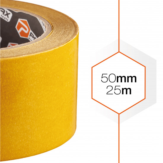 Скотч двосторонній Polax клейка стрічка на поліпропіленовій основі 50 мм х 25 м (101-003) Скотч двосторонній Polax клейка стрічка на поліпропіленовій основі 50 мм х 25 м (101-003)