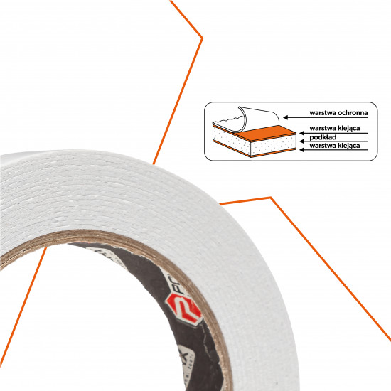 Скотч двосторонній Polax клейка стрічка на спіненій основі 15 мм х 5 м (101-029) Скотч двосторонній Polax клейка стрічка на спіненій основі 15 мм х 5 м (101-029)