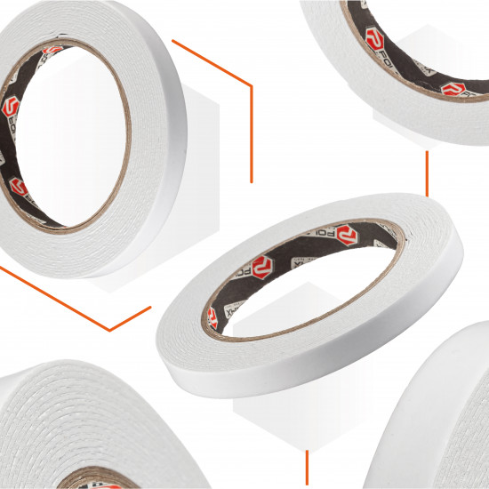 Скотч двосторонній Polax клейка стрічка на спіненій основі 15 мм х 5 м (101-029) Скотч двосторонній Polax клейка стрічка на спіненій основі 15 мм х 5 м (101-029)