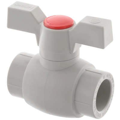 Кран шаровой PPR КШ Koer (бабочка) для горячей воды 25 (Koer K0182.PRO) (KP0235)