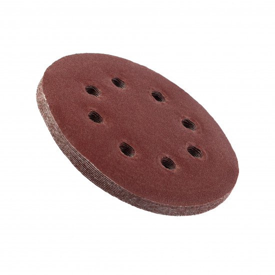 Шліфувальний круг Polax на липучці самозачіпній 125 мм, К220, з отворами (54-220)