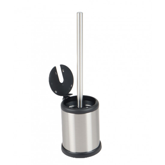 Йоржик для унітазу підлоговий Mixxus Topper-TB0201 SS Color колір нержавійка (MI7093)