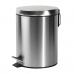 Ведро для мусора круглое Zerix Solo-TC0103 SS Цвет 3 л цвет нержавейка (ZX5895)