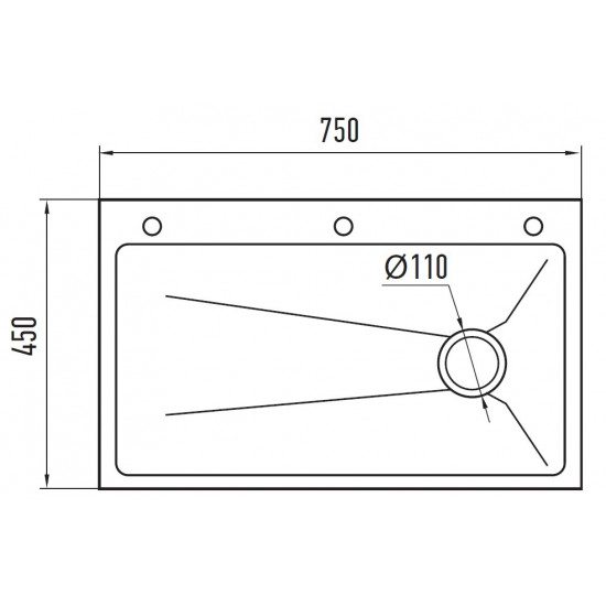 Мойка Zerix ZH7545-SET-05 NANO-BLACK (3.0/0.8) из нержавеющей стали, комплект (графит) (ZM5581)