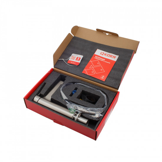 Змішувач для умивальника Koer KI-10016-02 (з нерж. сталі) (Колір нерж) (KR4789)