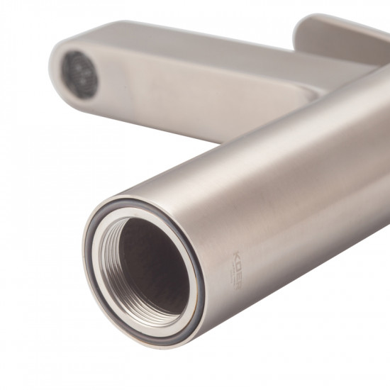 Змішувач для умивальника Koer KI-10016-02 (з нерж. сталі) (Колір нерж) (KR4789)