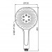 Лійка для душу Koer KP-0401-05 (3 функції) (KR4981)