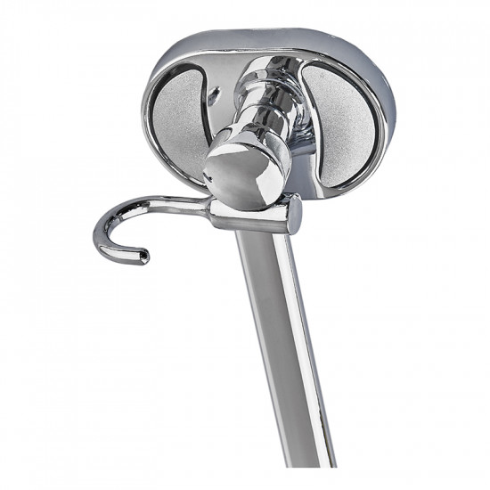 Вішалка для рушників у ванну з 2-ма рухомими гачками Zerix AFB-0115-2 (ZX5050)