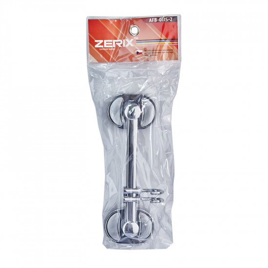 Вішалка для рушників у ванну з 2-ма рухомими гачками Zerix AFB-0115-2 (ZX5050)