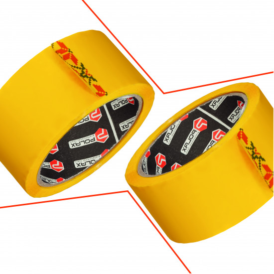 Клейка стрічка Polax скотч пакувальний, жовтий 45мм х 60м (101-118) Клейка стрічка Polax скотч пакувальний, жовтий 45мм х 60м (101-118)