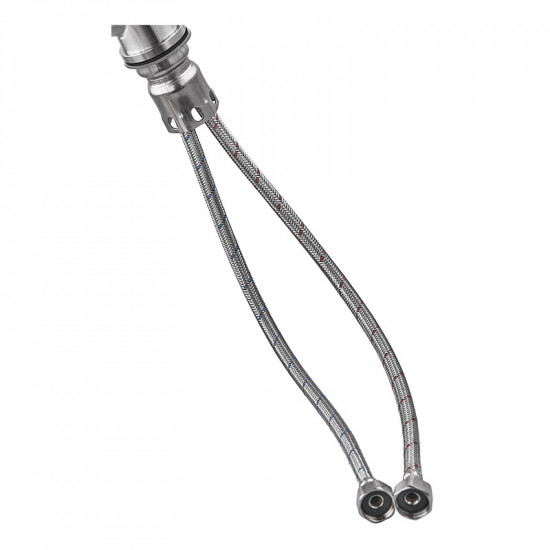 Змішувач для умивальника з нерж. сталі ZERIX GTA-001-C (ZX5613)