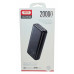 Повербанк XO PR183 20000 mAh, черный