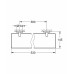 Полиця для ванної кімнати скляна Grohe Essentials New (40799001)